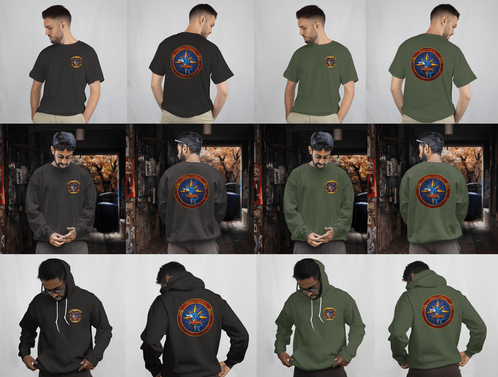 Custom apparel mockup
