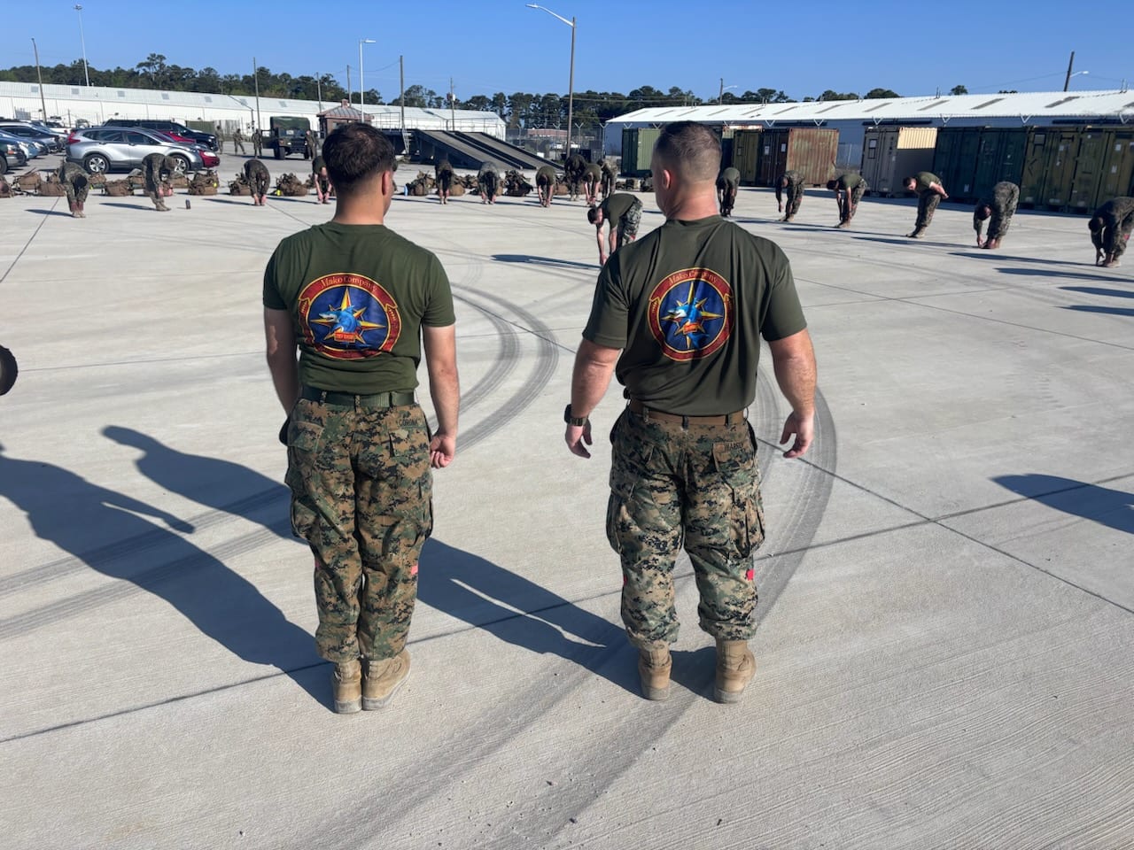 Marine in custom Mabuhay gear